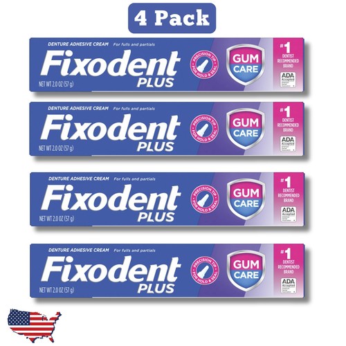 Pack fixodent plus denture - 4,